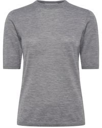 Gabriela Hearst - Brunner Knit T-Shirt - Lyst