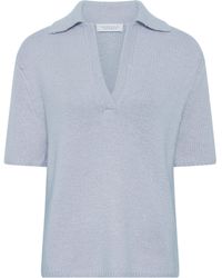Gabriela Hearst - Sohan Knit Short Sleeve Polo - Lyst