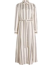 Gabriela Hearst - Galway Maxi Shirtdress - Lyst