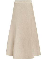 Gabriela Hearst - Freddie Knit Midi Skirt - Lyst