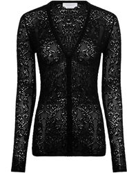 Gabriela Hearst - Ultraris Lace Knit Cardigan - Lyst
