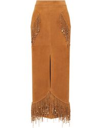 Gabriela Hearst - Kalyan Fringe Maxi Skirt - Lyst