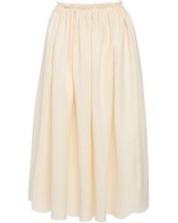 Gabriela Hearst - Chiara Pleated Midi Skirt - Lyst