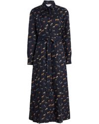 Gabriela Hearst - Galway Maxi Shirtdress - Lyst