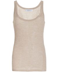 Gabriela Hearst - Nevin Pointelle Knit Tank Top - Lyst
