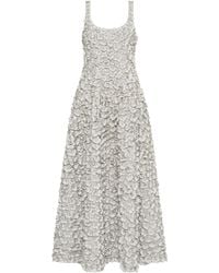 Gabriela Hearst - Ceolan Embroidered Floral Maxi Dress - Lyst