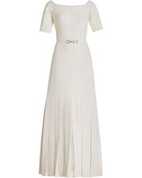 Gabriela Hearst - Kurt Knit Pleated Maxi Dress - Lyst