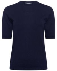 Gabriela Hearst - Brunner Knit T-Shirt - Lyst