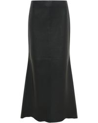 Gabriela Hearst - Edwardo Raw Cut Midi Skirt - Lyst