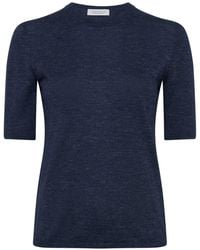 Gabriela Hearst - Chryse Knit T-Shirt - Lyst