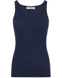 Gabriela Hearst - Nevin Pointelle Knit Tank Top - Lyst