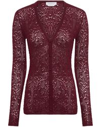 Gabriela Hearst - Ultraris Lace Knit Cardigan - Lyst