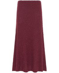 Gabriela Hearst - Sabine Knit Midi Skirt - Lyst