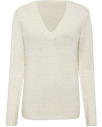 Gabriela Hearst - Isiah Knit V-Neck Sweater - Lyst