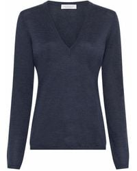 Gabriela Hearst - Clementia Knit V-Neck Sweater - Lyst