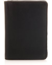 Mywalit Continental Wallet Geldbörse Leder 9 cm - Schwarz