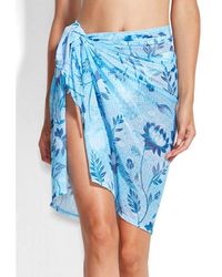 Seafolly Paréo Femme Bali Hai Mid Pareo Bleu