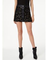Liu Jo Jupe courte animalier - Noir