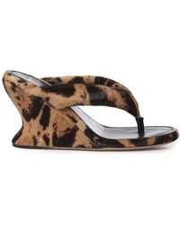 Balenciaga - Infradito Con Zeppa Gaeta - Lyst