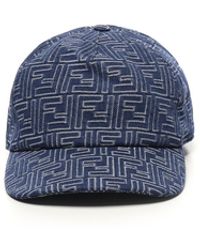 Fendi - Cappello Da Baseball Ff Jacquard - Lyst
