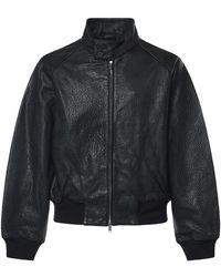 Studio Nicholson - Overa Giacca Di Pelle - Lyst