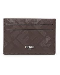 Fendi - Portacarte Slim Shadow - Lyst