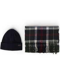 Barbour - Set Regalo Con Cappello Swinton E Sciarpa Galingale - Lyst