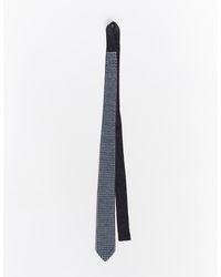 Cravatta seta marrone tinta unita con puntini da Uomo di Gallo 1927 in  Bianco | Lyst