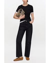 Ganni - Betzy Cropped Jeans - Lyst