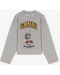 Ganni - Daisy Duck Sweatshirt - Lyst