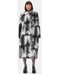 Ganni - And Faux Fur Coat - Lyst