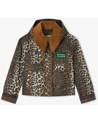 Ganni - X Barbour Short Wax Jacket - Lyst
