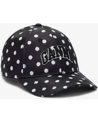 Ganni - Printed Nylon Cap - Lyst