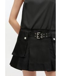 Ganni - Duchesse Nylon Mini Dress - Lyst