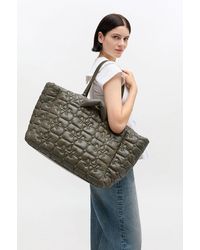 Ganni - Quilted Re-Tech Xxl Tote - Lyst