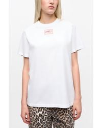 Ganni - Basic Jersey Relaxed T-Shirt - Lyst