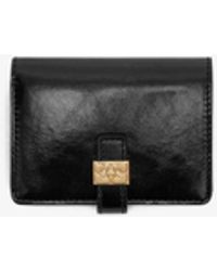Ganni - Sue Slim Card Holder With Flap In - Lyst