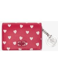 Ganni - Bou Card Holder With Flap Dots - Lyst