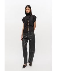 Ganni - Shimmery Foil Stary Jeans - Lyst