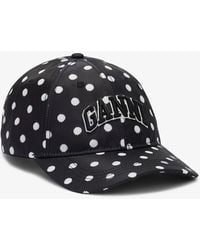 Ganni - Printed Nylon Cap - Lyst