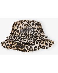 Ganni - Print Bucket Hat - Lyst