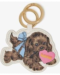 Ganni Puppy Keyring in Blue | Lyst UK