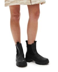 Ganni - Recycled Rubber Chelsea Boot - Lyst