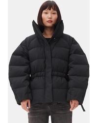 Ganni - Tech Oversized Down Jacket - Lyst