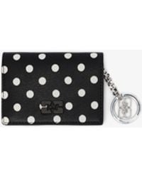 Ganni - Bou Card Holder With Flap Dots - Lyst