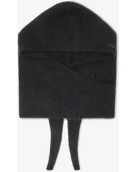 Ganni - Soft Wool Knit Balaclava - Lyst