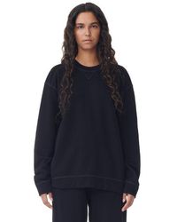 Ganni - Isoli Drop Shoulder Sweatshirt - Lyst