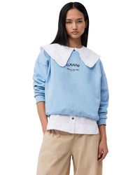 Ganni - Isoli Oversized Sweatshirt - Lyst