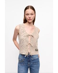 Ganni - Tie String Vest - Lyst