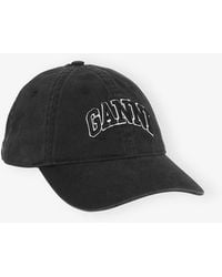 Ganni - Canvas Cap - Lyst